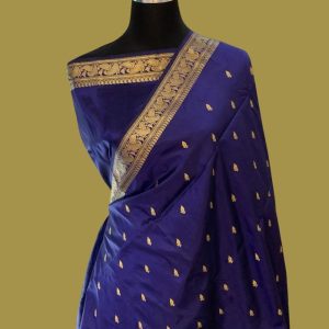 Handwoven Banarasi pure katan silk sarees 1