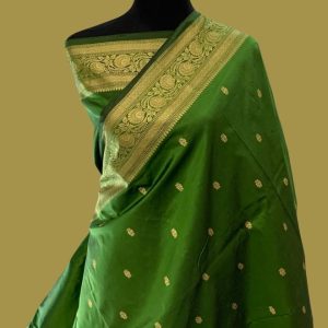 Handwoven Banarasi pure katan silk sarees