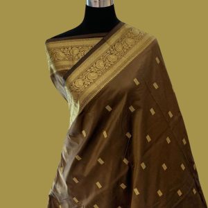 Handwoven Banarasi pure katan silk sarees