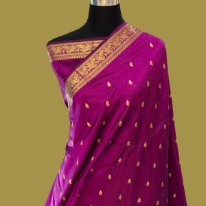 Handwoven Banarasi pure katan silk sarees