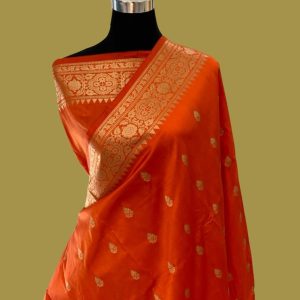 Handwoven Banarasi pure katan silk sarees